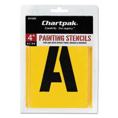 PROFESSIONAL LETTERING  STENCILS A-Z/0-9 MANILA 35/PK 