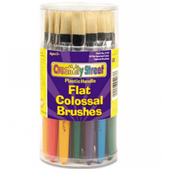 COLOSSAL BRUSH NATURAL BRISTLE  FLAT PROFILE 30/SET