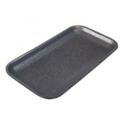 #17S FOAM TRAY 8.4X4.5X.7  BLACK 1000/CS