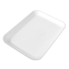 #2S FOAM TRAY 8.4X5.9X.75  WHITE 500/CS