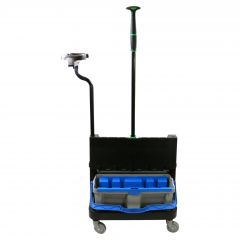 OMNICLEAN DUAL BUCKET KIT TWO  MICROFIBER PADS AND POLE