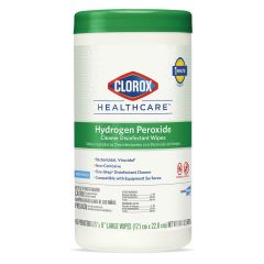 CLOROX HEALTHCARE HYDRO PEROXIDE WIPES 6/95
