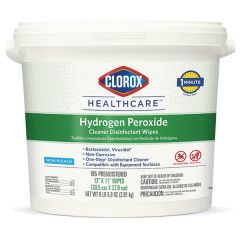CLOROX HEALTHCARE HYDRO PEROXIDE WIPES 2/185
