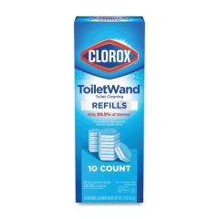 CLOROX DISINFECTING TOILET  WAND REFILL HEADS 6/10