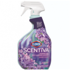 CLOROX SCENTIVA MULTI SURFACE  CLEANER TUSCAN LAVENDER AND 