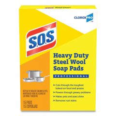 SOS SOAP PADS STEEL WOOL 12/15 