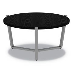 OCCASIONAL COFFEE TABLE 30"  ROUND BLACK