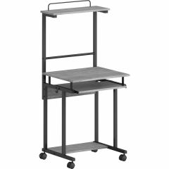 MOBILE COMPUTER WORKSTATION  W/KEYBOARD TRAY 24Wx20Dx54H 