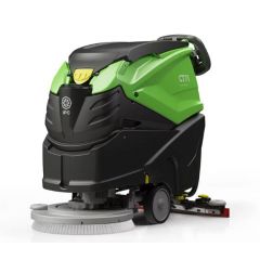 20" DISC FLOOR SCRUBBER TRACTION DRIVE ON BOARD