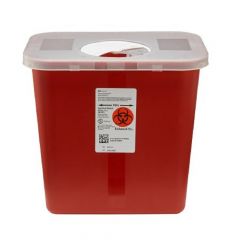 SHARPS 2 GALLON CONTAINER WITH  ROTOR LID
