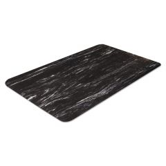CUSHION-STEP SURFACE MAT 2'x3'  MARBELIZED RUBBER BLACK
