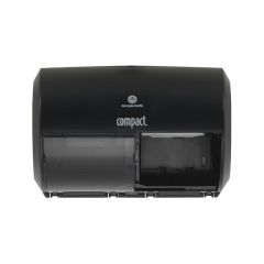 COMPACT II TISSUE DISPENSER SIDE-BY-SIDE BLACK
