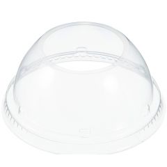 DOME LID WITH HOLE 16oz CLEAR 1000/CS