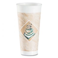 INSULATED FOAM CUP 24oz  THERMOGLAZE 500/CS