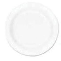 FOAM PLATE 9" WHITE 4/125 