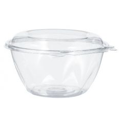 SAFE SEAL TAMPER RESISTANT  BOWL WITH DOME LID 32oz CLEAR 