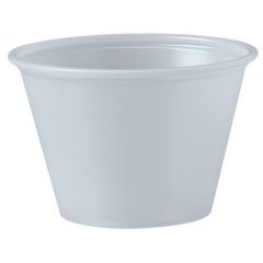 PLASTIC SOUFFLE CUP 2.5oz  TRANSLUCENT 10/250