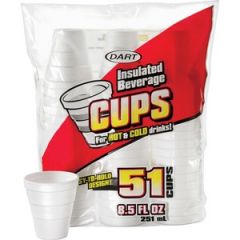 FOAM CUP 8.5oz 51/PK 