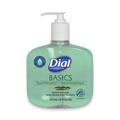 DIAL BASICS MP FREE PUMP HAND  SOAP UNSCENTED 16OZ 12/CS