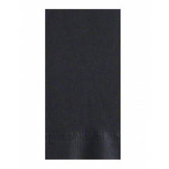 DINNER NAPKIN 2PLY 1/8 FOLD 15x17 BLACK 5/200