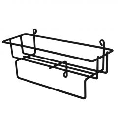 RTD 1.5L WIRE BASKET BLACK  12/CS
