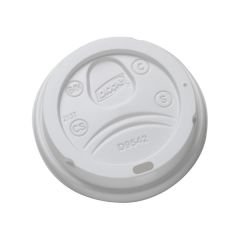PERFECT TOUCH HOT CUP LID  12-20oz WHITE 10/100