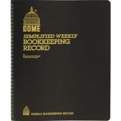 DOME BOOKKEEPING RECORD BOOK  128 SHEETS 