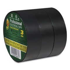 PRO ELECTRICAL TAPE 1" CORE  .75"X50' BLACK 3/PK
