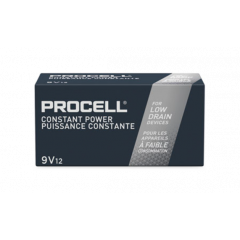 PROCELL 9V BATTERY ALKALINE 12/PK