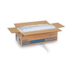 SPOON HEAVY WEIGHT POLYSTYRENE DENSE PK 6" WHITE