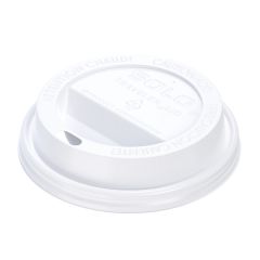 TRAVEL LID 8oz WHITE 10/100 