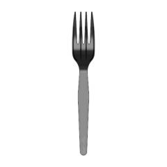 INDIVIDUALLY WRAPPED FORK  MEDIUM WEIGHT POLYSTYRENE 6" 