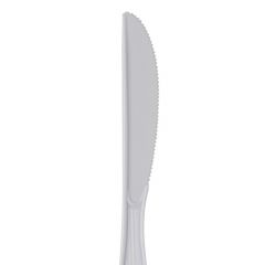 KNIFE MEDIUM WEIGHT POLYSTYRENE DENSE PK 7" WHITE