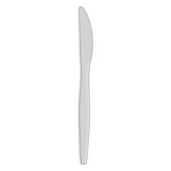 KNIFE MEDIUM WEIGHT PP 6"  WHITE 1000/CS