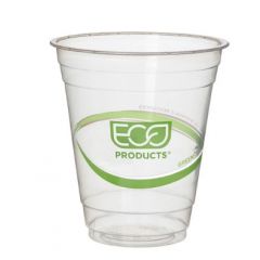 COLD CUP 12oz GREEN STRIPE 1000/CS