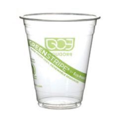 COLD CUP 16oz GREEN STRIPE 1000/CS