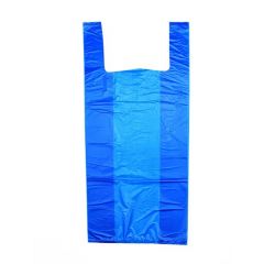 BLUE PLASTRONIC T-SHIRT BAG  1000/CS
