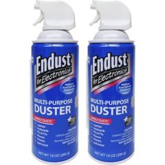 COMPRESSED AIR DUSTER FOR ELECTRONICS 10oz 2/PK