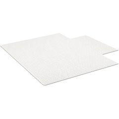 CHAIR MAT FOR HIGH PILE CARPET  45x53 WITH LIP CLEAR