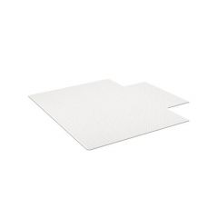 CHAIR MAT LOW PILE CARPET  45x53 W/ LIP CLEAR