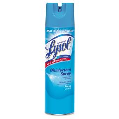 LYSOL III DISINFECTANT SPRAY FRESH SCENT 19 OZ CAN 12/CS