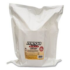 GYM WIPES MEGA ROLL REFILL  8"x8" 1200/ROLL 2 ROLLS/CS