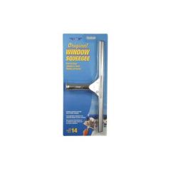 STAINLESS STEEL WINDOW SQUEEGEE COMPLETE 14" 12/CS