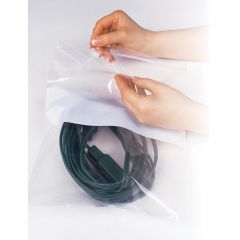 SEAL TOP POLY BAG 4x6 WHITE BLOCK 2MIL 1000/CS