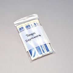SEAL TOP POLY BAG 6x9 WHITE BLOCK 2MIL 1000/CS