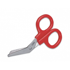 ANGLED FRIST AID KIT SCISSORS  ROUNDED TIP, 4" LONG 1.5" CUTL 