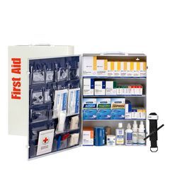 150 PERSON ANSI B 4 SHELF  CABINET 1462 PIECES METAL CASE