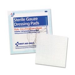 GAUZE PAD  STERILE 12-PLY 3X3 5 