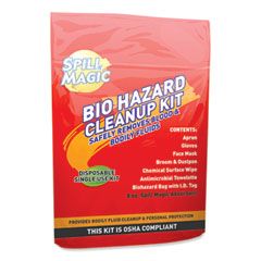 SPILL MAGIC BIOHAZARD SPILL  CLEANUP .75x6x9 