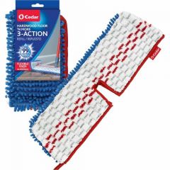HARDWOOD FLOOR N MORE 3-ACTION  MOP REFILL 